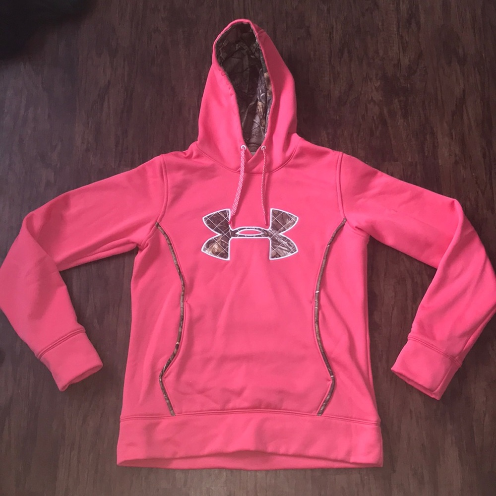 Pink Camouflage Under Armour Sweatshirt